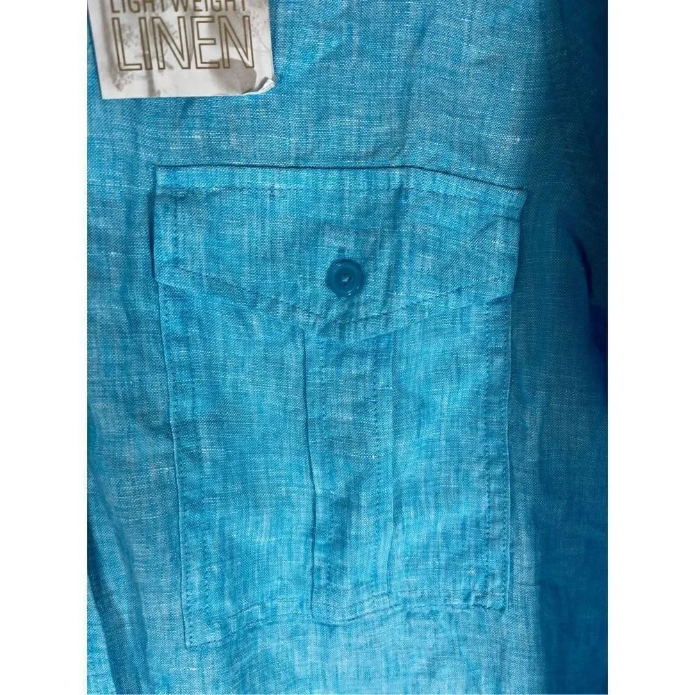 Orvis button down linen shirt - Picture 4 of 6